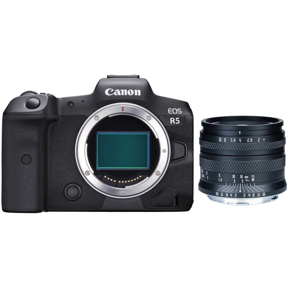 Canon EOS R5 + Astrhori 50 mm 1:2,0 RF