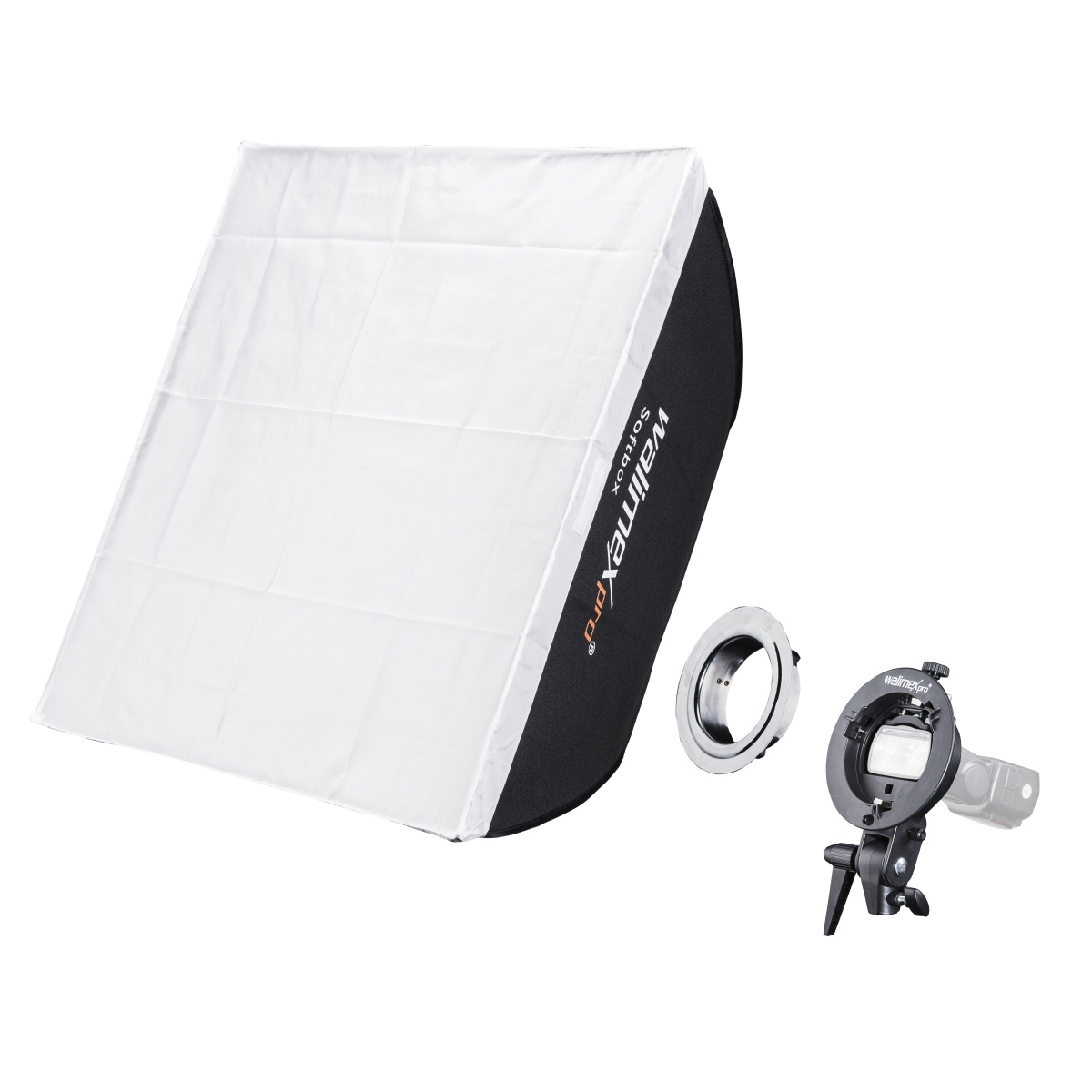 Walimex pro Softbox 60x60 cm für Kompaktblitze