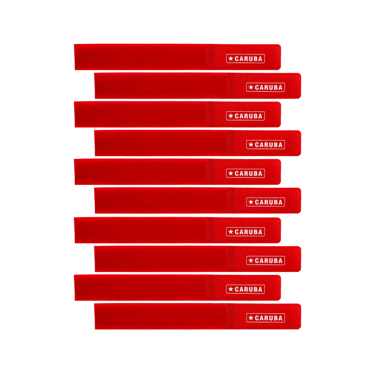 Caruba Fast Fixer 1 Kabelbinder 10er Set Rot