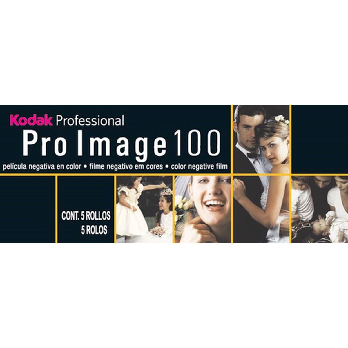 Kodak Pro Image 100 135-36 5er Pack Kleinbildfilm