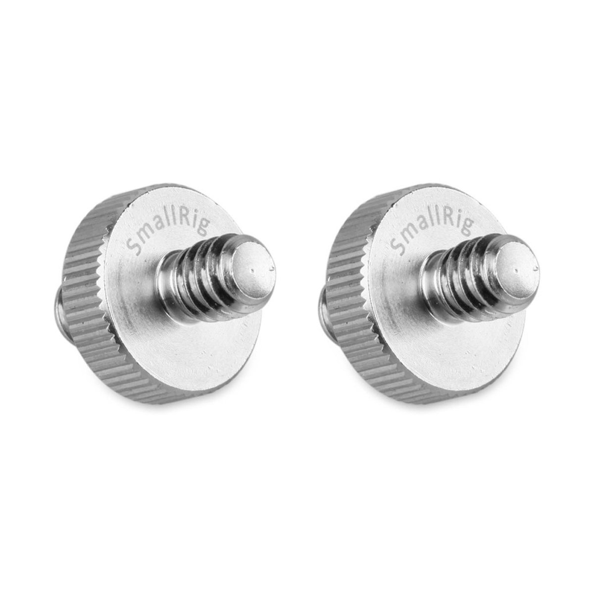 SmallRig 828 1/4" Double End Stud Doppelendbolzen - Lieferumfang: Zwei silberne SmallRig 1/4"-20 Kameraschrauben SmallRig 828 1/4" Double End Stud Doppelendbolzen - Lieferumfang: Zwei silberne SmallRig 1/4"-20 Kameraschrauben