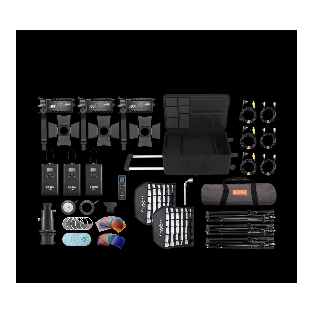 Godox S60Bi-D 3-Kopf-Kit