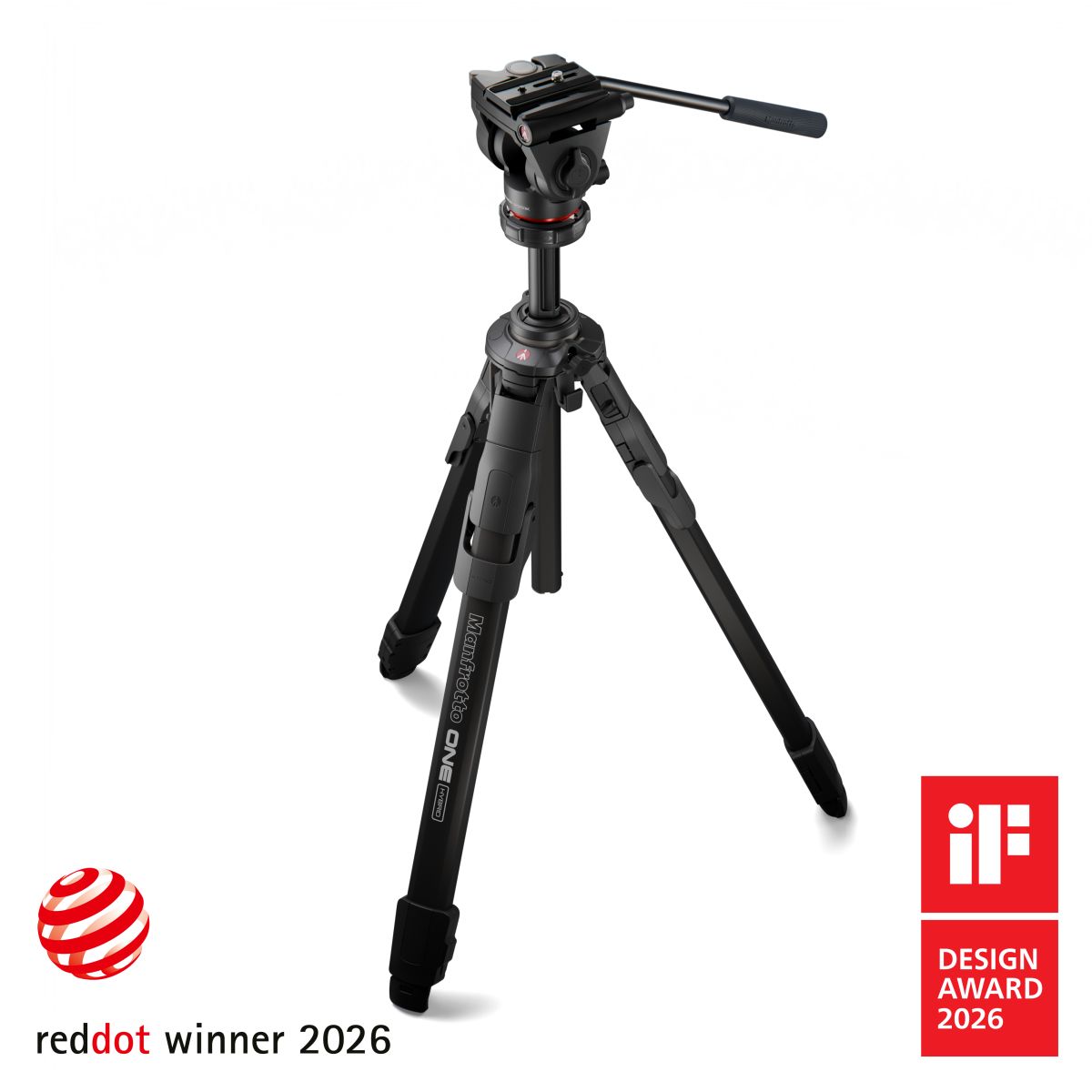 Manfrotto ONE Alu Stativ mit 500X Fluid-Kopf 