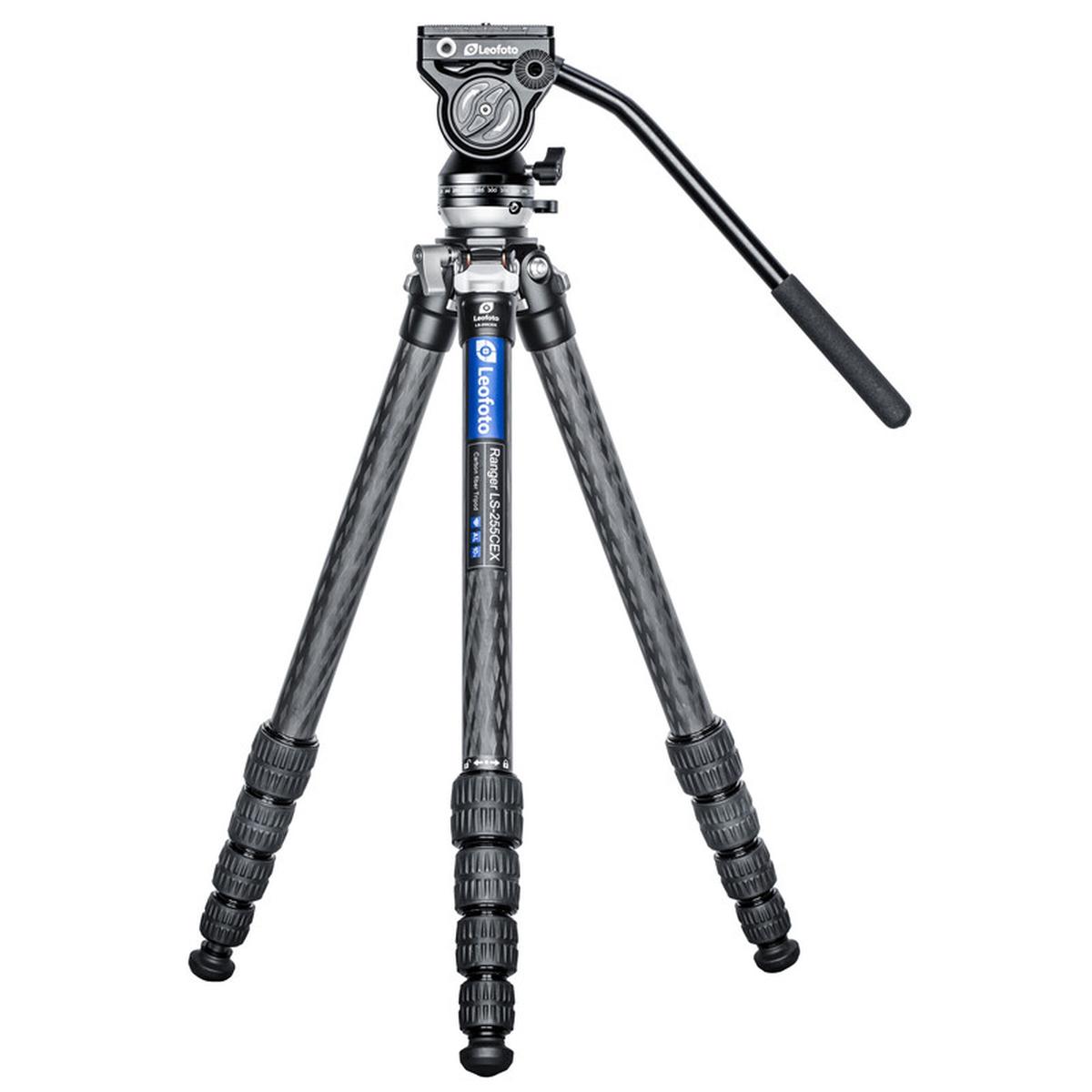 Leofoto Carbon-Dreibeinstativ LS-255CEX Ranger mit Nivelliereinrichtung + Videoneiger BV-5 Leofoto Carbon-Dreibeinstativ LS-255CEX Ranger mit Nivelliereinrichtung + Videoneiger BV-5