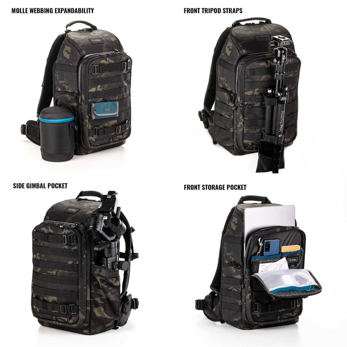 Tenba Axis V2 20L Rucksack Multicam Black