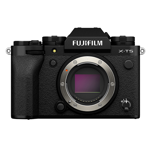 Fujifilm APS-C Systemkamera aus dem X-System mit freiliegendem Sensor im Produktbild