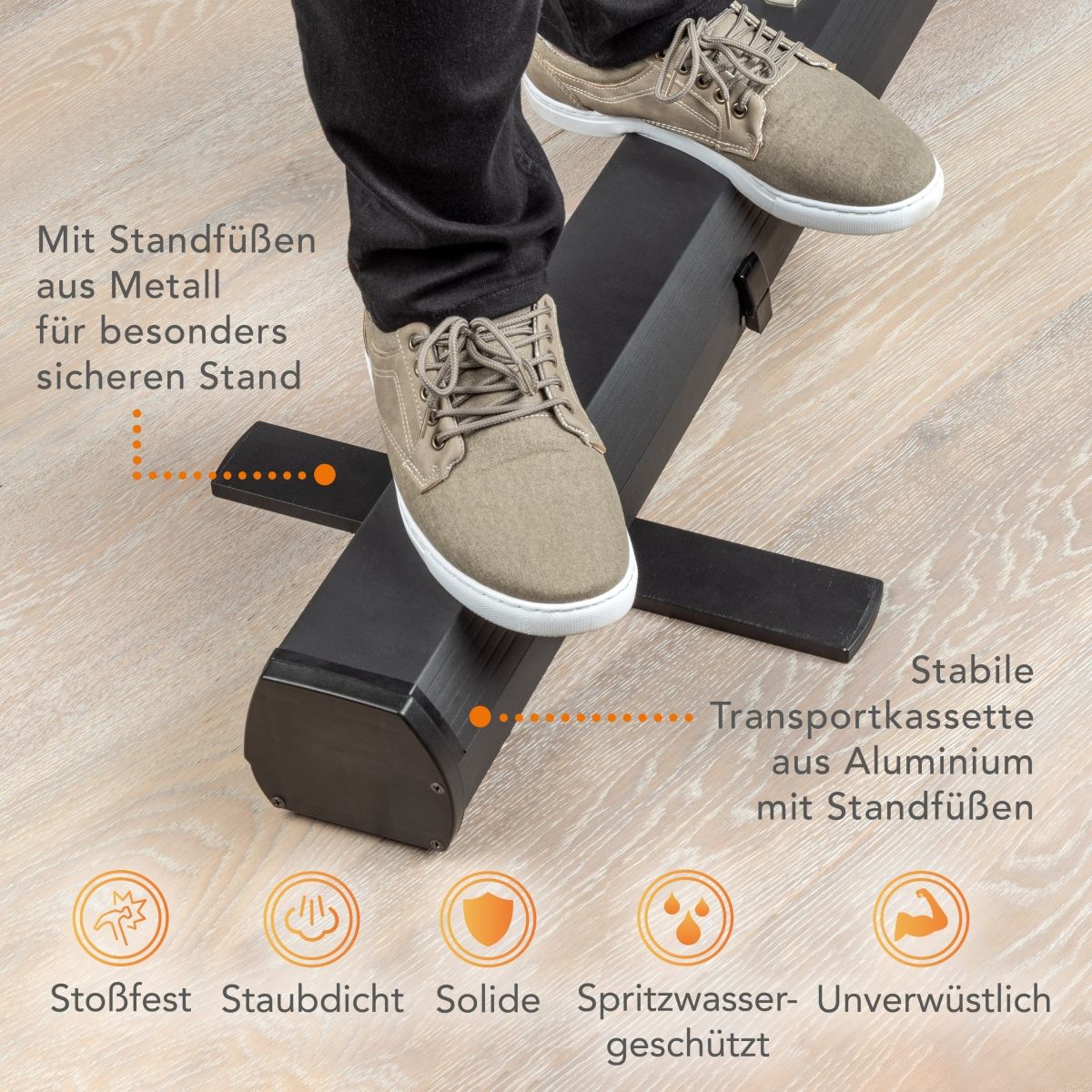 Walimex pro Roll-up Panel Hintergrund grau 210x220