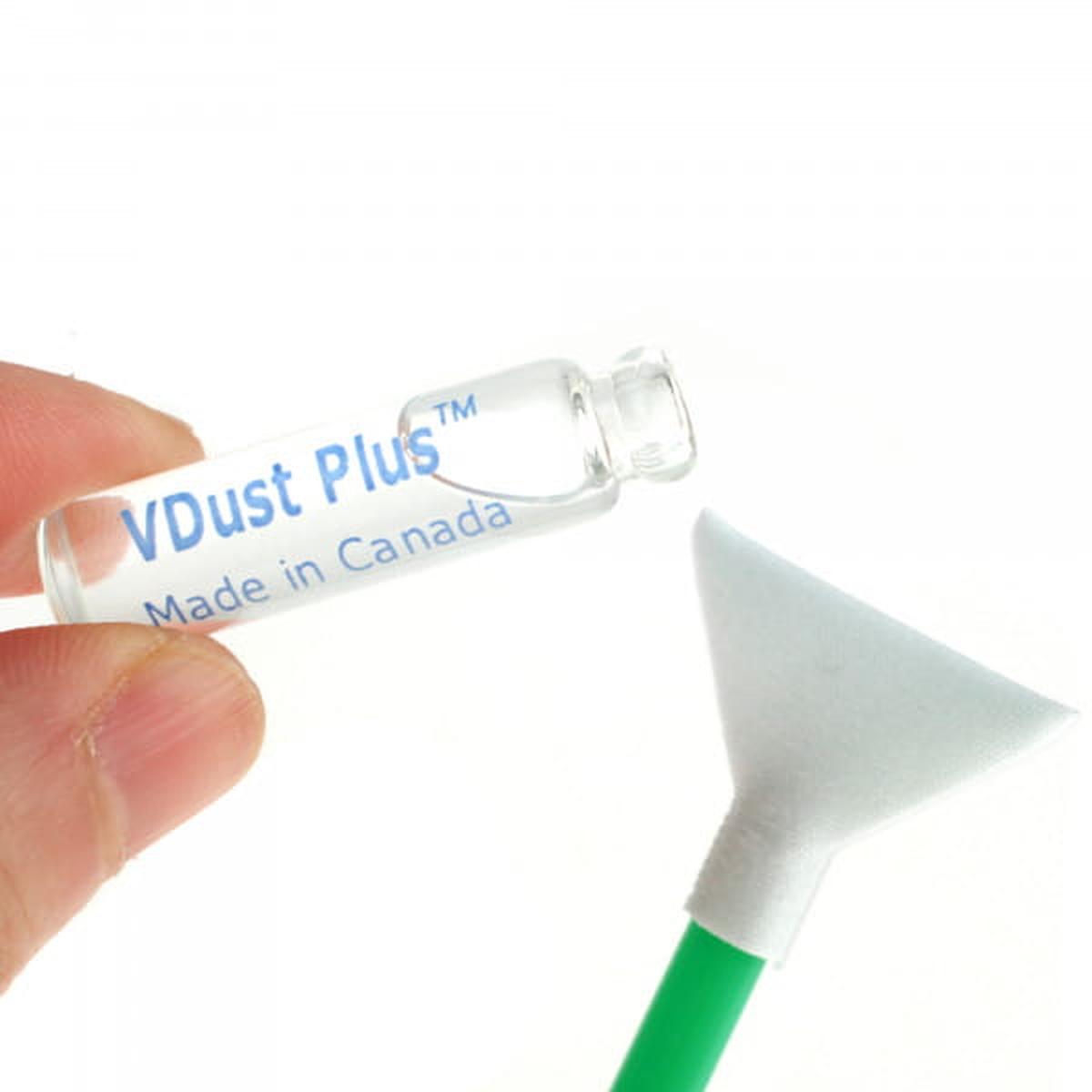 VisibleDust Dual Power Regular Strength 1.0x 24 mm - 5x Sensorreinigungs-Swabs (Green Series) und 2x