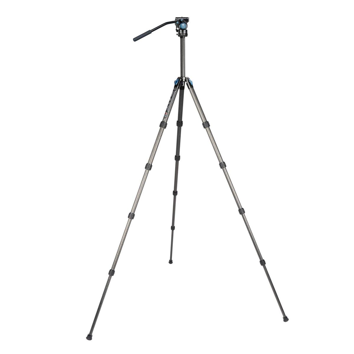 SIRUI ST-125 Superb Travel Dreibeinstativ Carbon 158 cm mit Videokopf VA-5 - wasserdicht ST-Serie