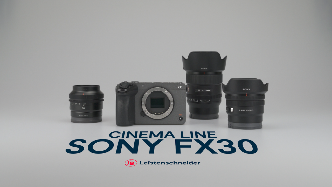 Sony ILME-FX30 Kit mit Griff, Camcorder mit E-Mount System