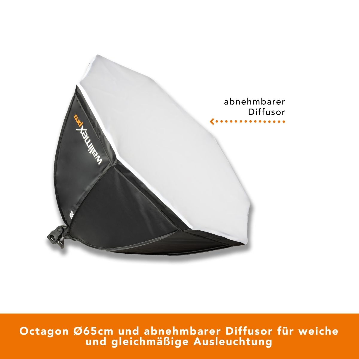 Walimex pro LED 60W Octagon Ø65 cm Bi Color Kit 2