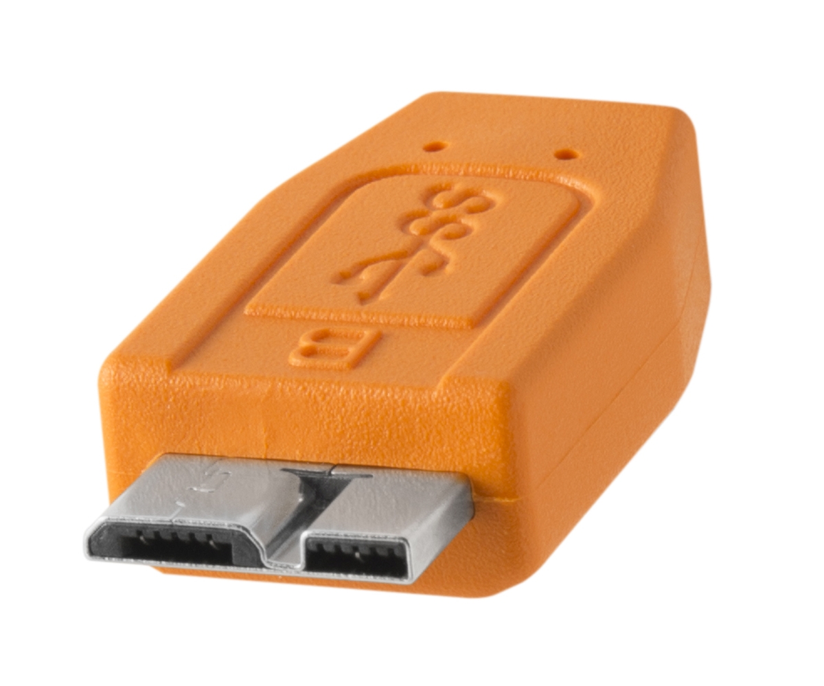 Tether Tools TetherPro USB 3.0 an Micro B 4,6m orange