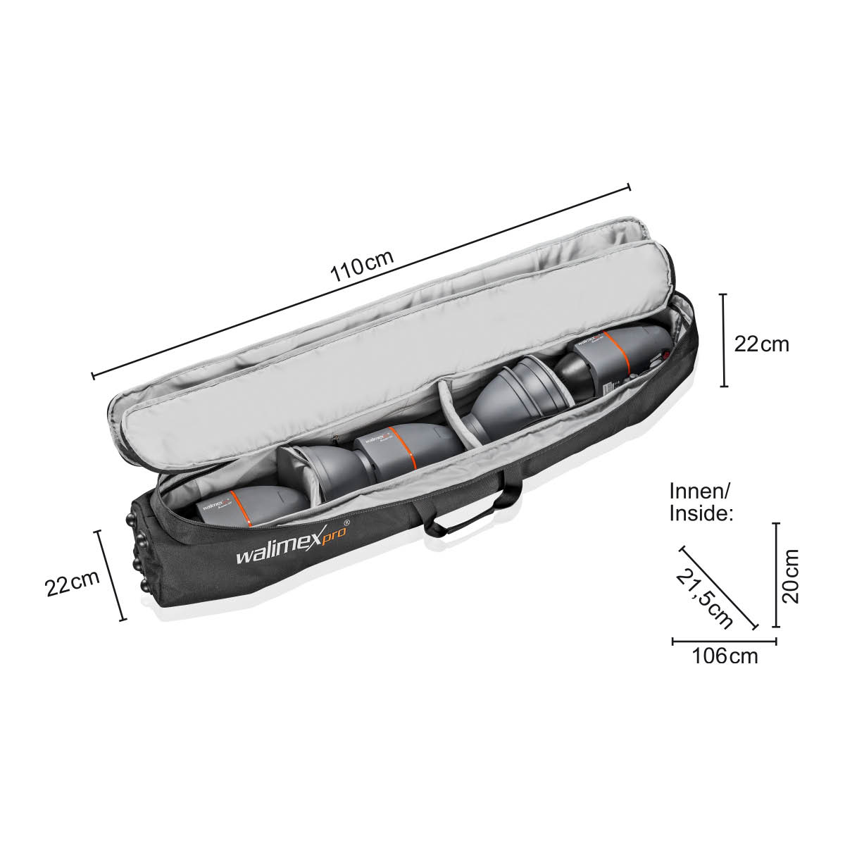 Walimex pro Guardian Studiotasche 110 cm