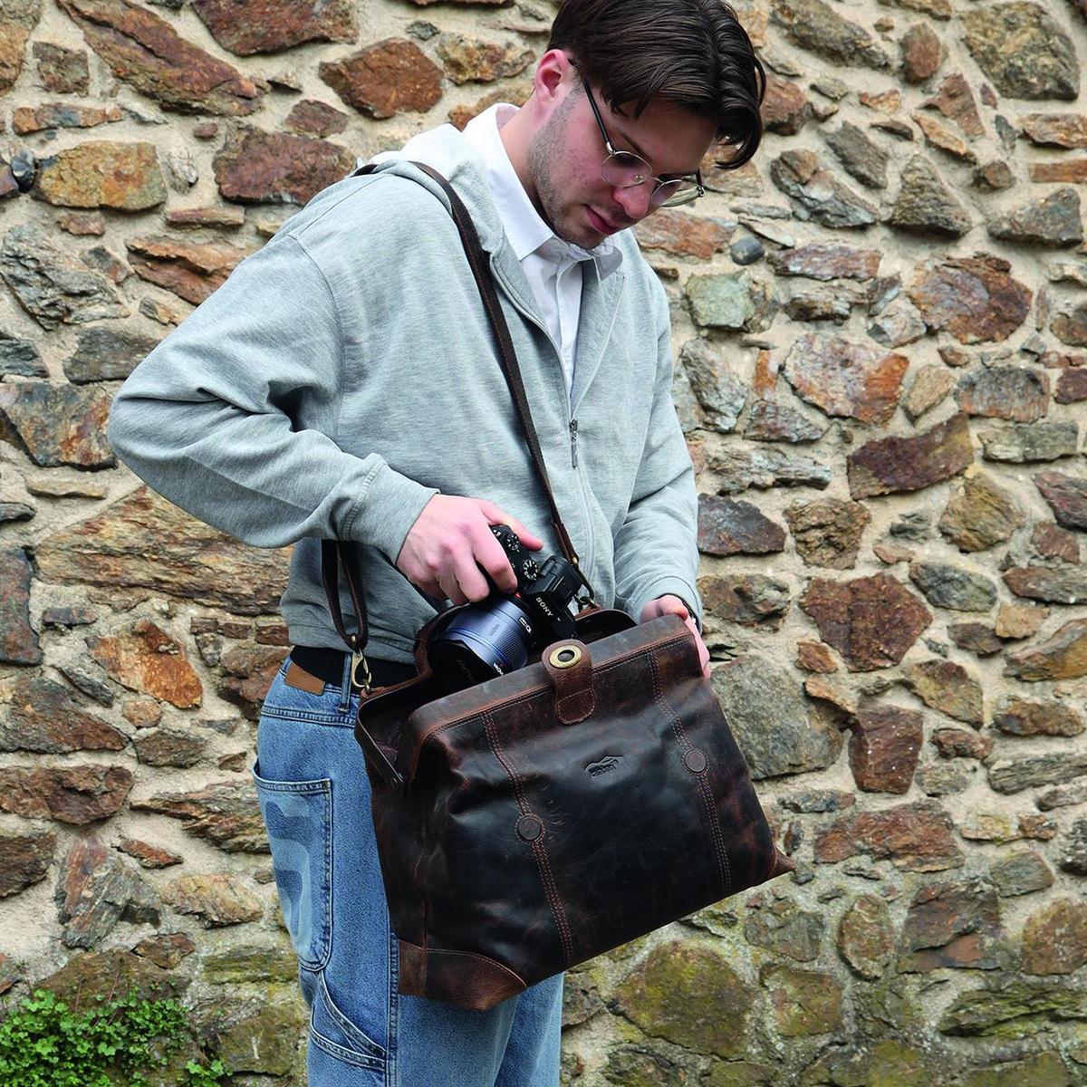 kalahari KAAMA LS-34 Doktorkoffer, Leder