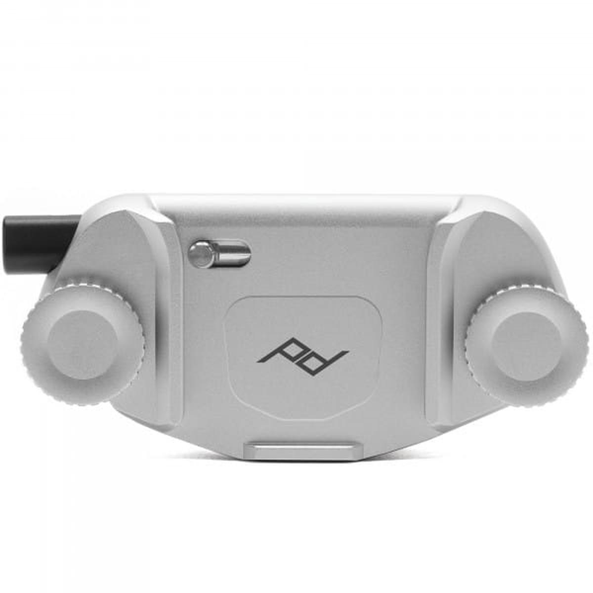 Peak Design Capture Clip v3 inkl. Standard Plate - Silver (Silberfarben) - Kameraclip zum Tragen von