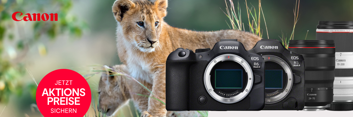 Canon Aktionspreise für Kameras, Objektive und Ferngläser bei Foto Leistenschneider