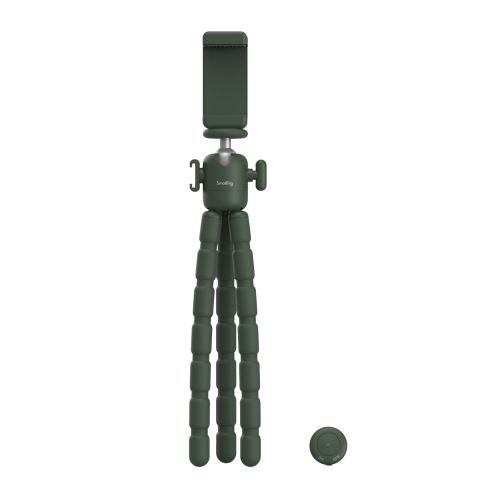 SmallRig 3991 Flexibles Vlog-Stativ-Kit mit drahtloser Steuerung VK-29 (Grün)