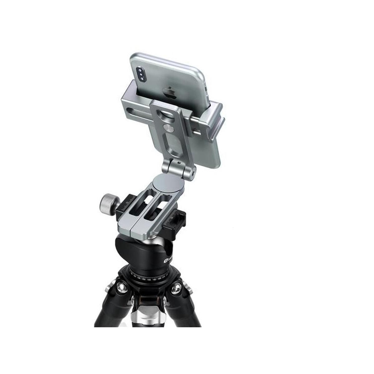 Leofoto Halterung Smartphoneklemme & Stativ PS-2 Silver Leofoto Halterung Smartphoneklemme & Stativ PS-2 Silver