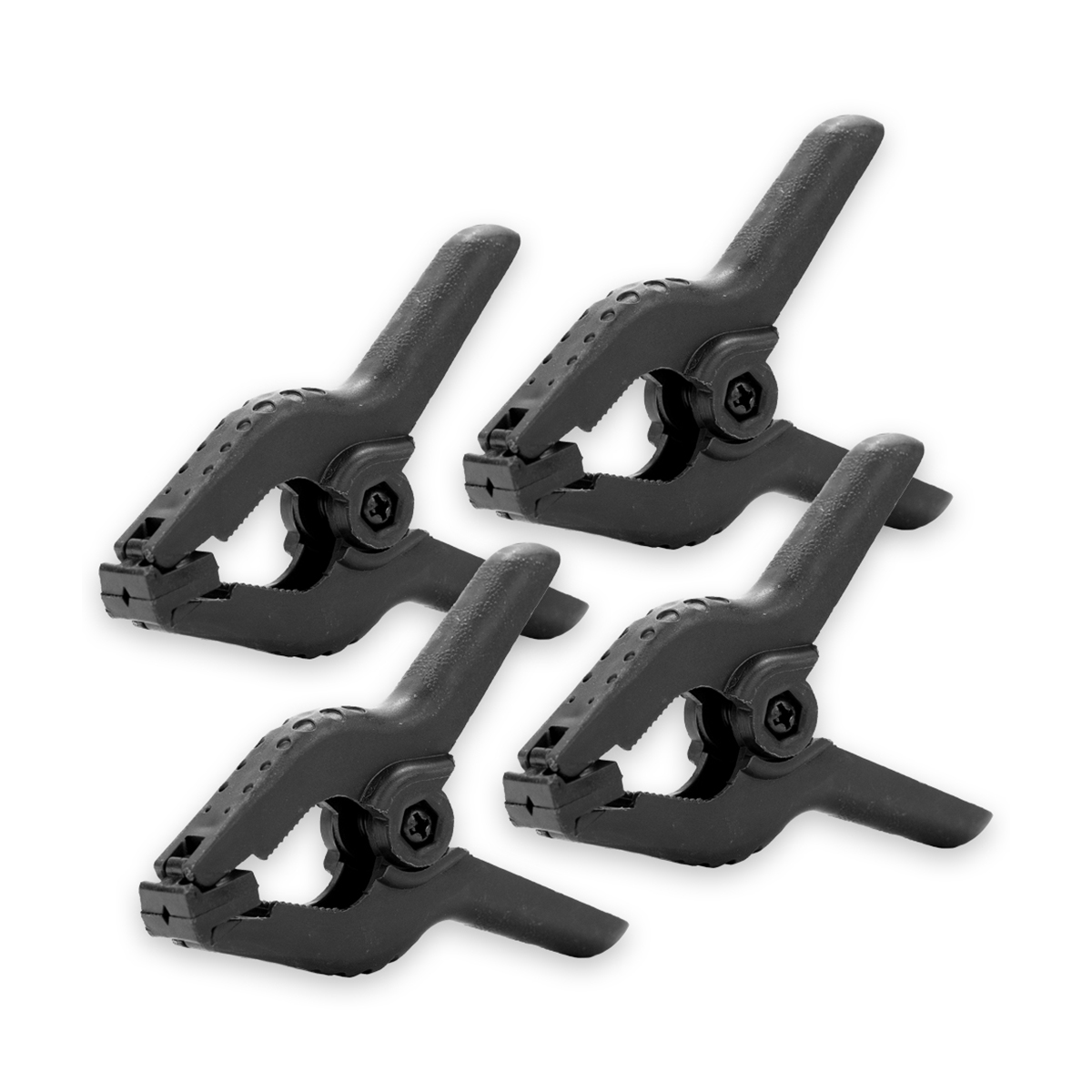 Caruba Hintergrundklemme S 4er Schwarz