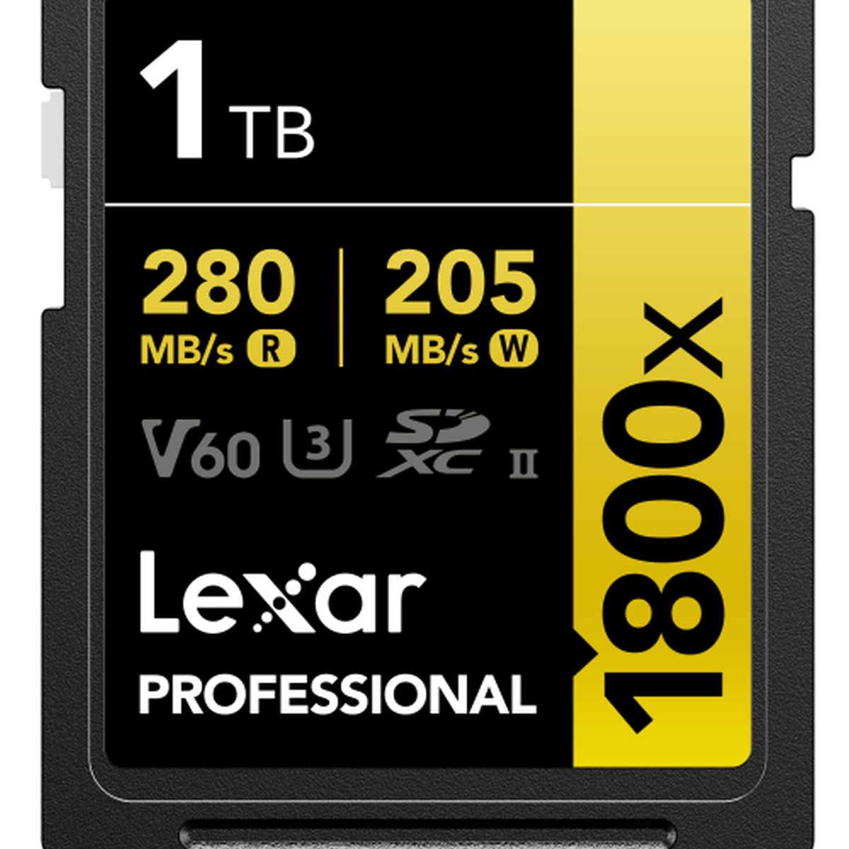 Lexar SD Pro Gold Series UHS-II 1800x 1TB V60