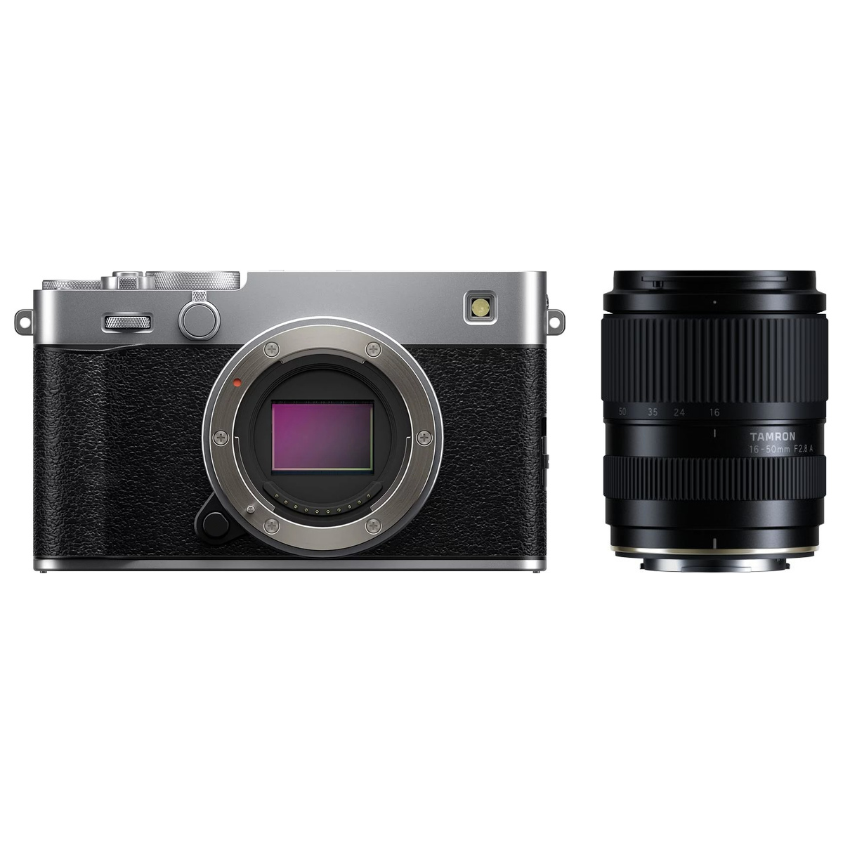 Fujifilm X-E5 Silber + Tamron 16-50 mm 1:2,8 A für Fuji X