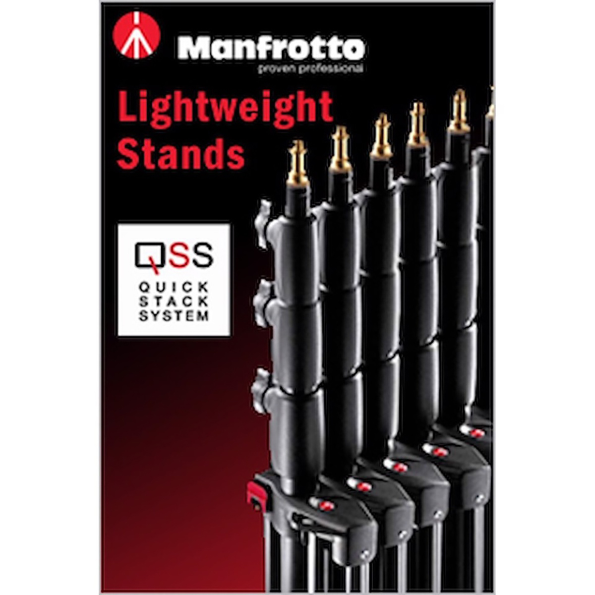 Manfrotto 1005BAC-3 3er-Set Lampenstativ Ranker