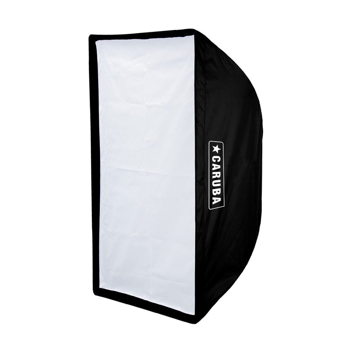 Caruba Quick Assembly Matte Silver Strip Softbox 60 x 90 cm - Studio-Softbox Caruba von vorne