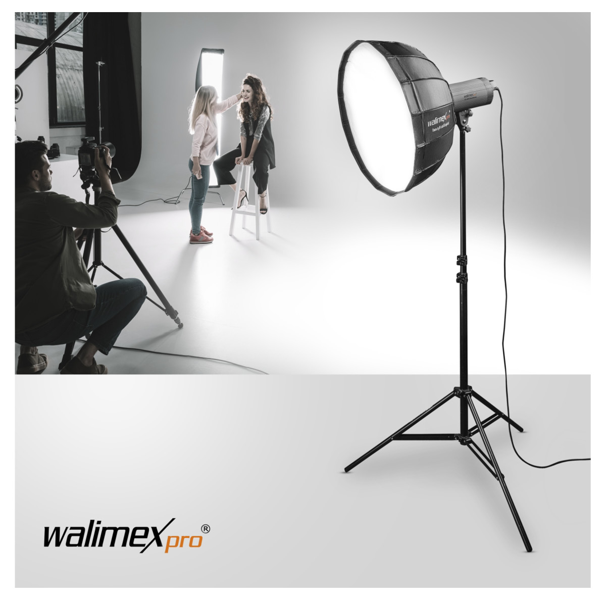 Walimex pro SL Beauty Dish Softbox QA85 Aurora/Bowens