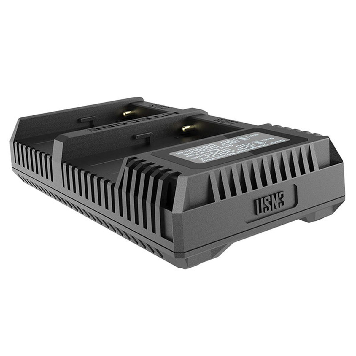 Nitecore USN3 Pro Doppelladegerät für Sony NP-F Serie