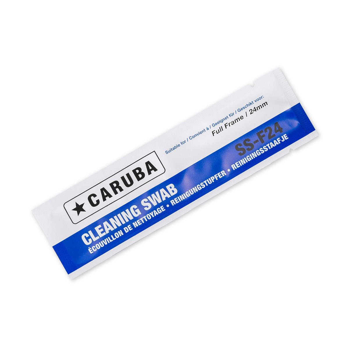 Caruba-Tupfer 24mm Full-Frame (15 Stück) - Einzelner Caruba Reinigungstupfer SS-F24 für Full Frame 24mm in versiegelter Verpackung.