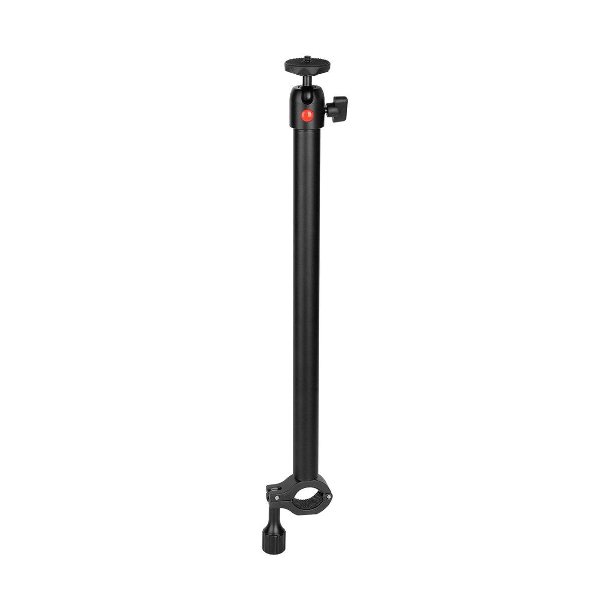 SmallRig3992 Encore DT-30 Tischhalterung mit Haltearm - Frontansicht schwarzer Befestigungsarm mit Kugelkopf und Klemme