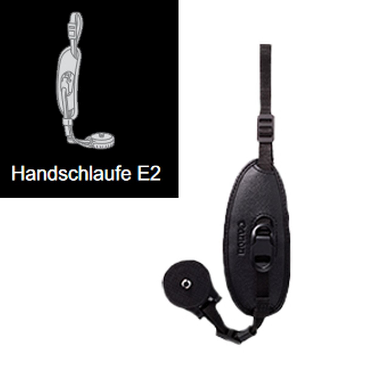 Canon E2 Handschlaufe, schwarz Canon E2 Handschlaufe, schwarz