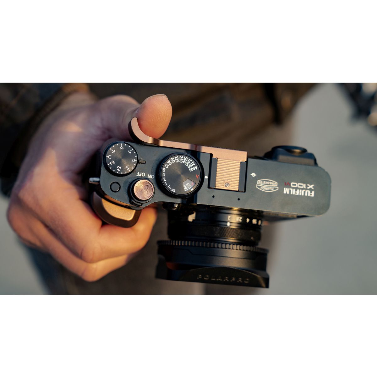 Polarpro ThumbGrip für Fujifilm X100 VI Bronze