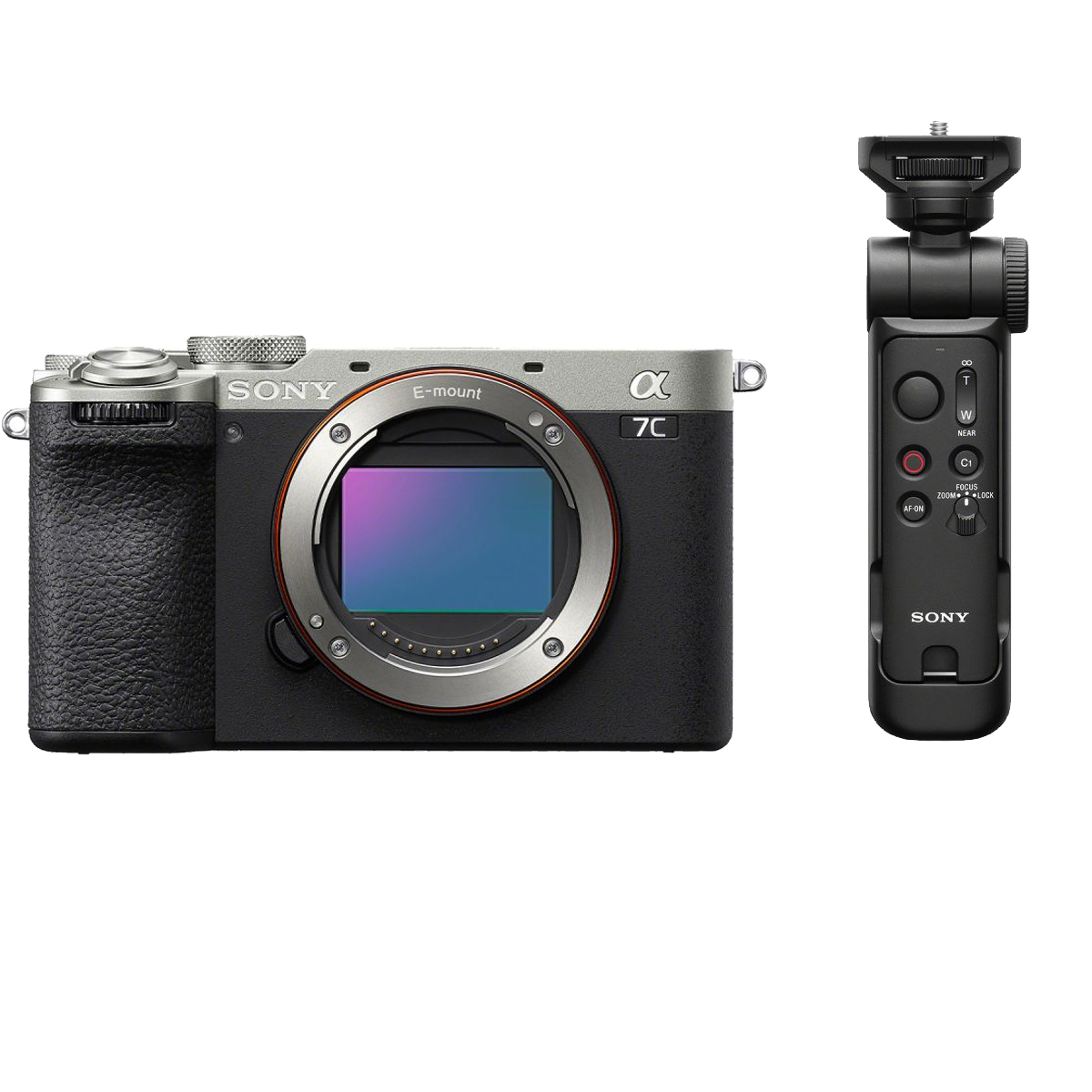 Sony Alpha 7C II Silber + Sony GP-VPT3 Handgriff