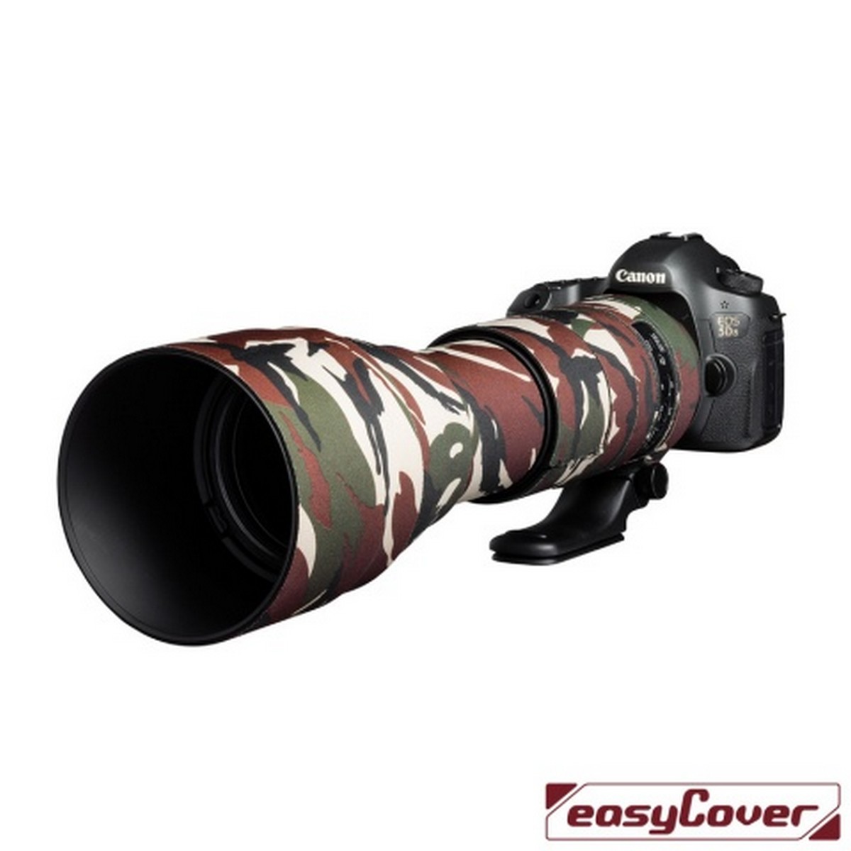 Easycover Lens Oak Objektivschutz für Tamron 150-600 mm 1:5-6,3 Di VC USD G2 Grün Camouflage