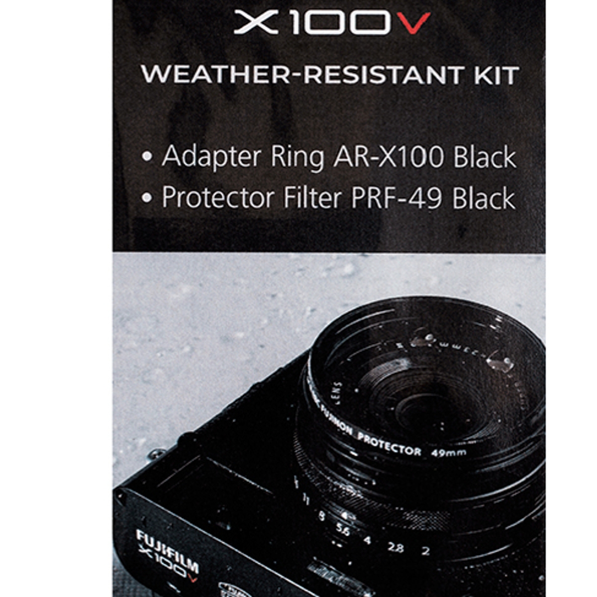 Fujifilm Weather-Resistance-Kit Schwarz für Fujifilm X100V