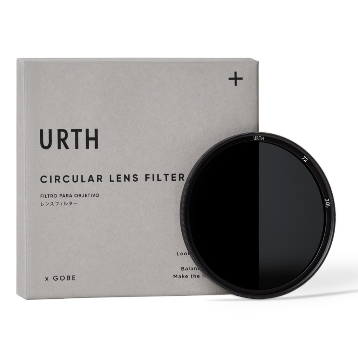 Urth 72mm ND16 (4 Stop) Lens Filter (Plus+)