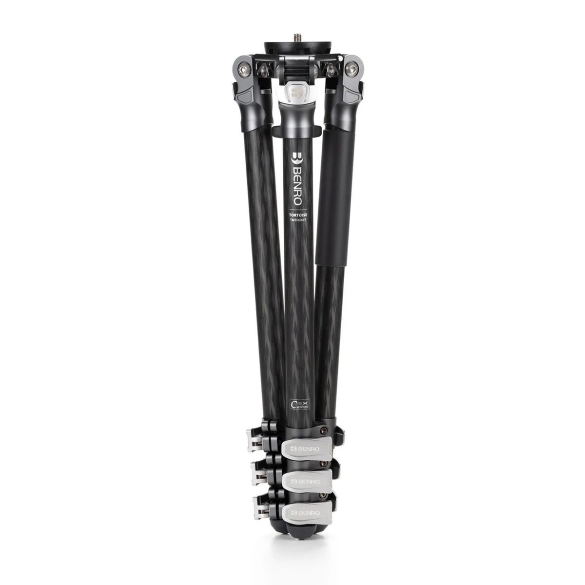 Benro Mammoth TMTH34CF 4-Sektionen Gesamtaufnahme zusammengeklappt 