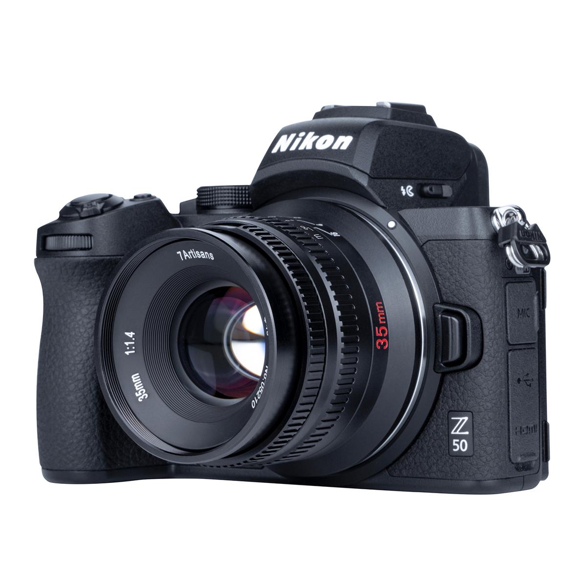 7Artisans 35mm f/1,4 für Nikon Z (APS-C)