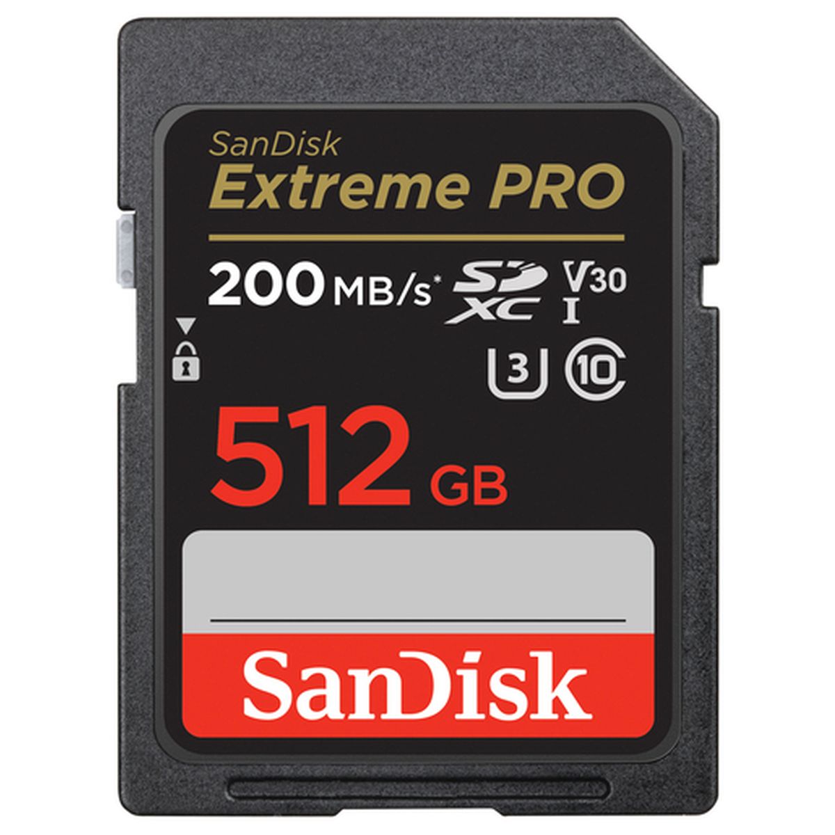 SanDisk 512 GB SDXC ExtremePro 200MB/s  SanDisk 512 GB SDXC ExtremePro 200MB/s