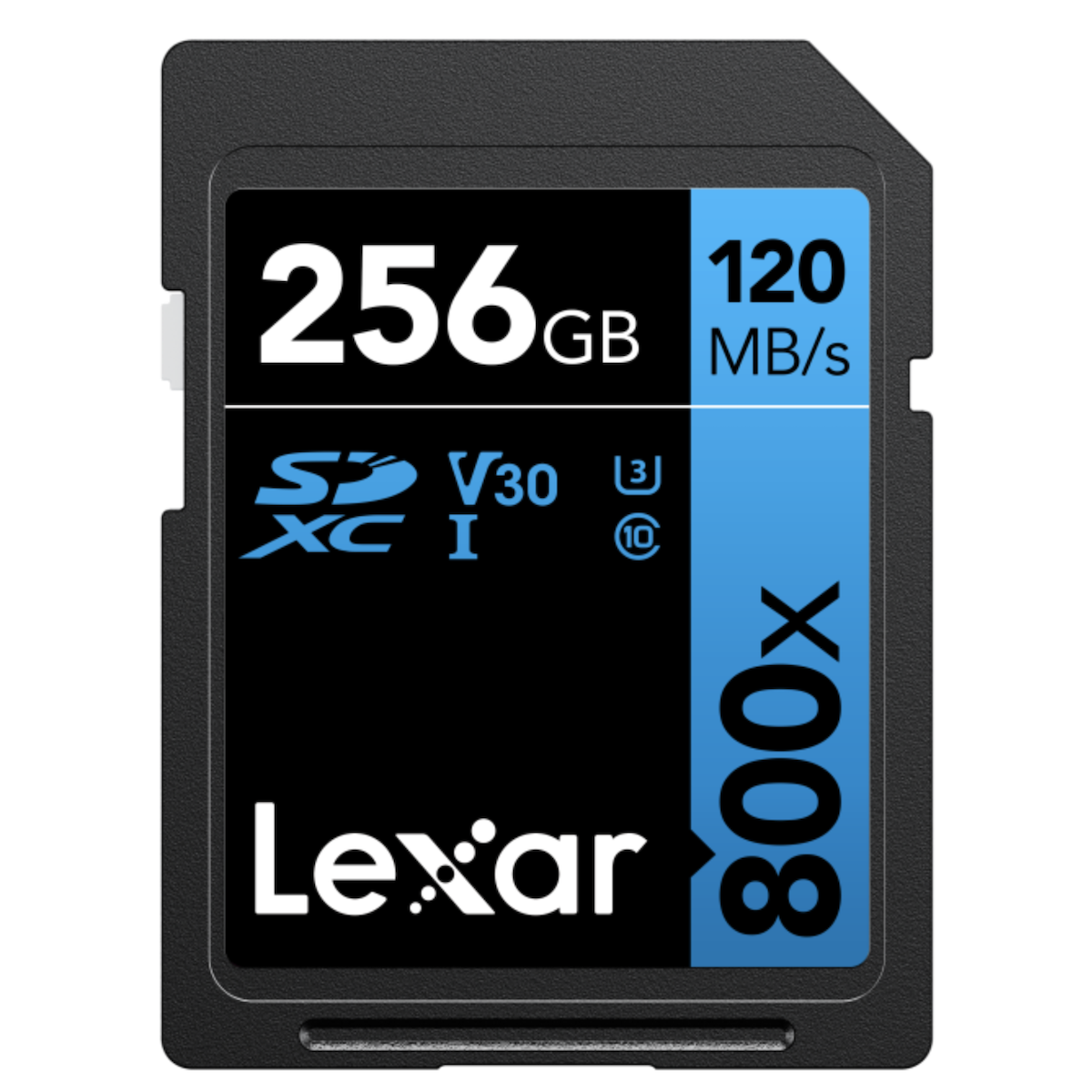 Lexar 256 GB SD V30 800X Blue Series Lexar 256 GB SD V30 800X Blue Series