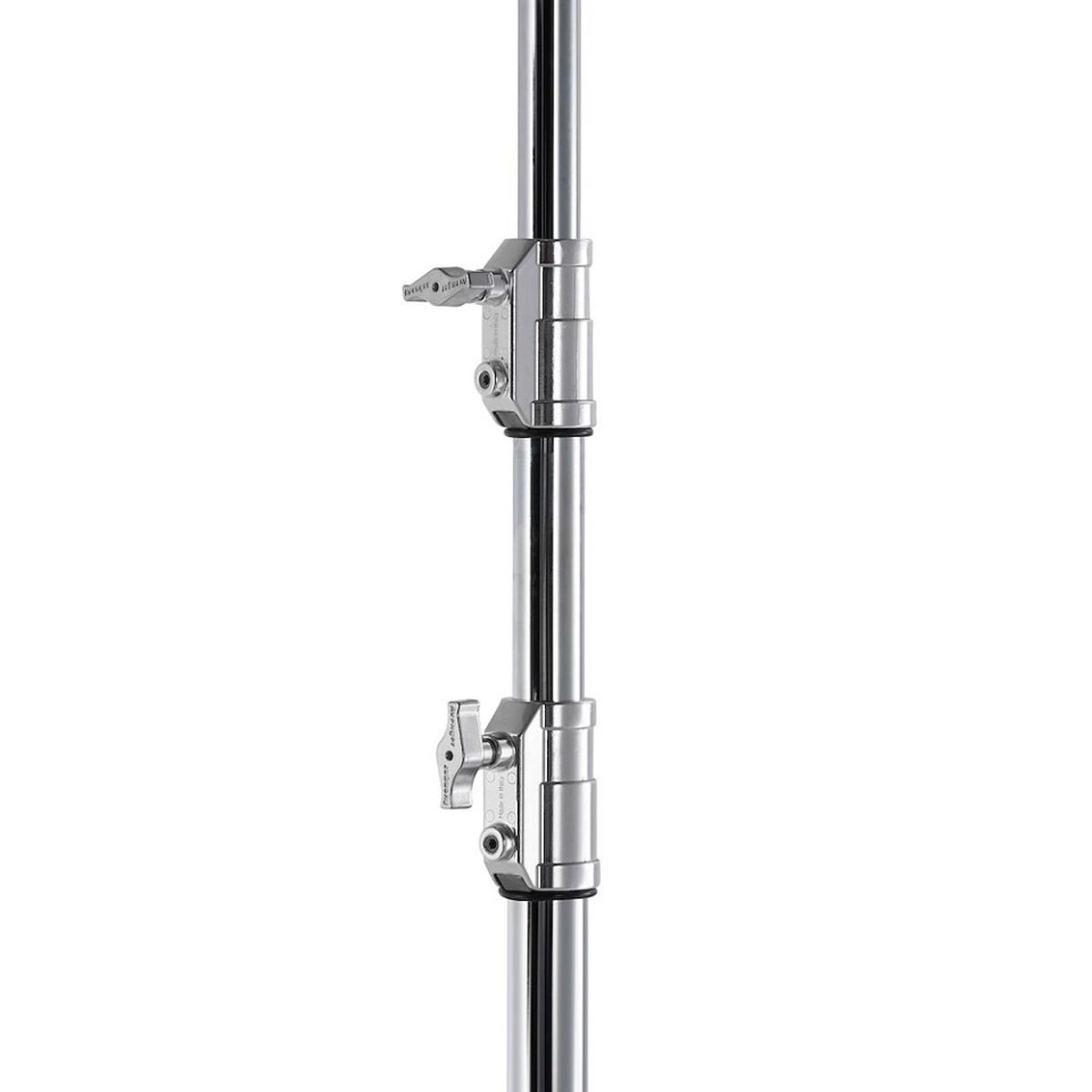 Avenger Combo Stativ 35 Silber 350 cm Stahl Doppelsteigrohr
