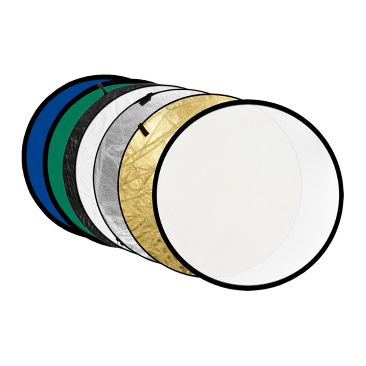 Godox 7-in-1 Reflexionsschirm Gold, Silber, Schwarz, Weiß, Transparent, Blau, Grün - 80cm