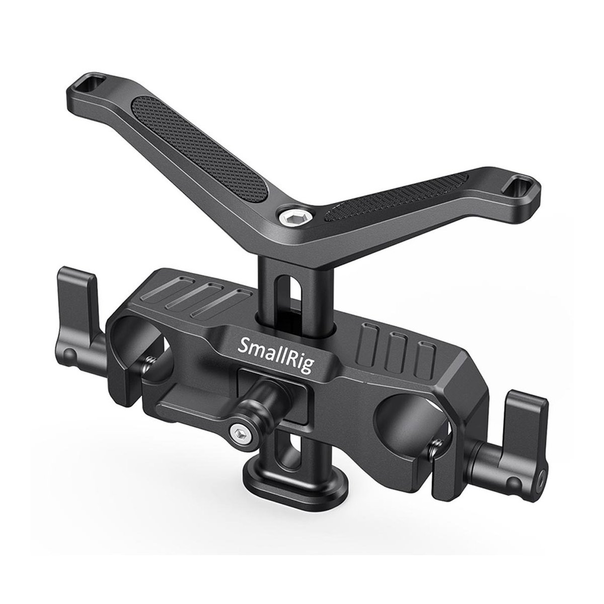 SmallRig BSL2680 LWS Universal Objektiv- Halterung 15 mm - SmallRig Top-Griff mit Rod-Klemme, Produktansicht schräg von oben