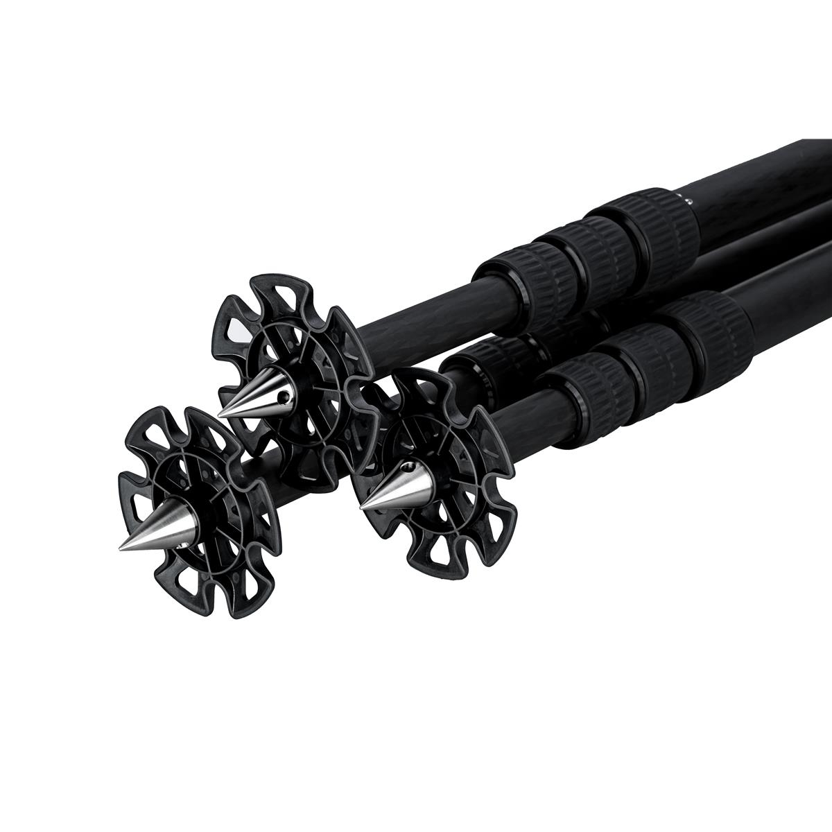 Leofoto Stativfuß TFW Spikes mit Schneeteller Leofoto Stativfuß TFW Spikes mit Schneeteller