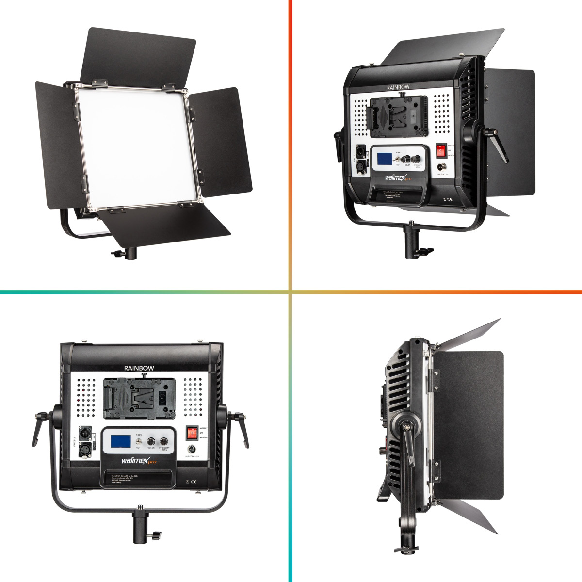 Walimex pro LED Rainbow 100W RGBWW Set 4