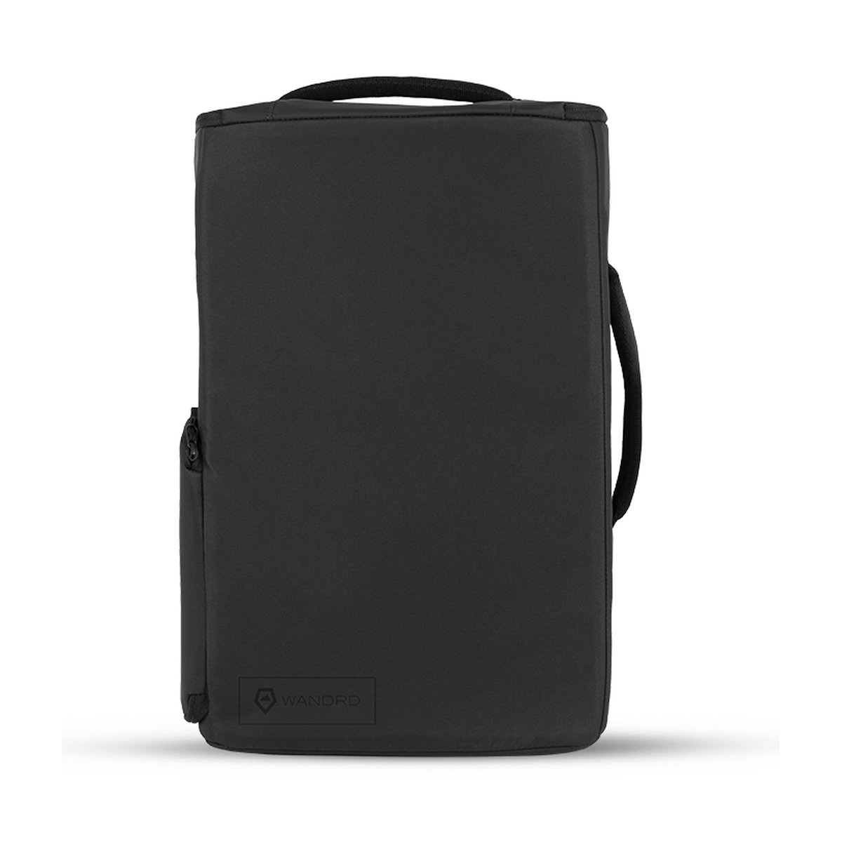 WANDRD Camera Cube Pro (21 Liter PRVKE) - Frontansicht des schwarzen Wandrd Kamera-Cubes.