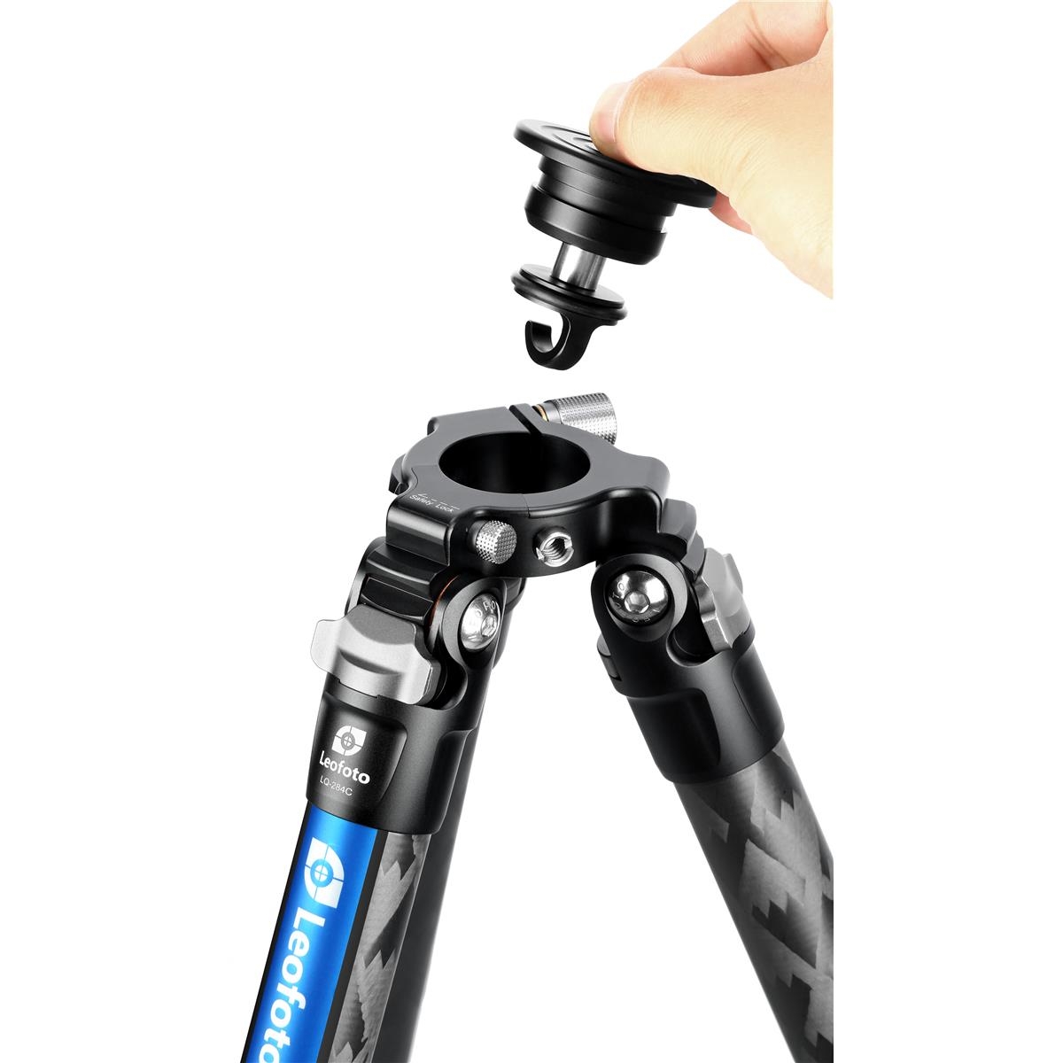 Leofoto Carbon-Dreibeinstativ LQ-284C Mr. Q + Kugelkopf LH-30