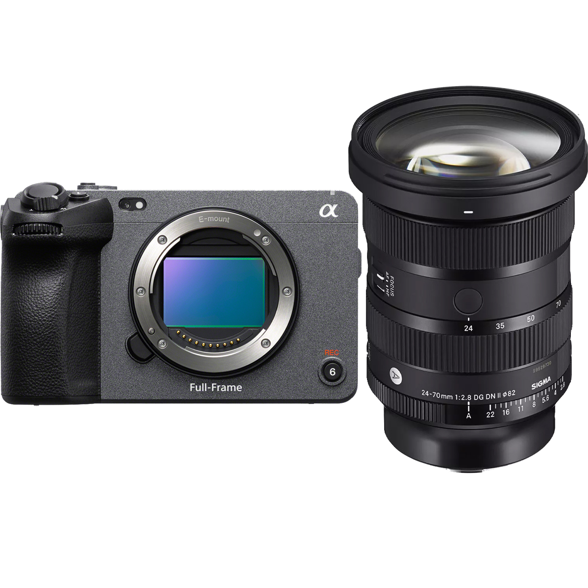 Sony ILME FX3A + Sigma 24-70 mm 1:2,8 DG DN II (A)