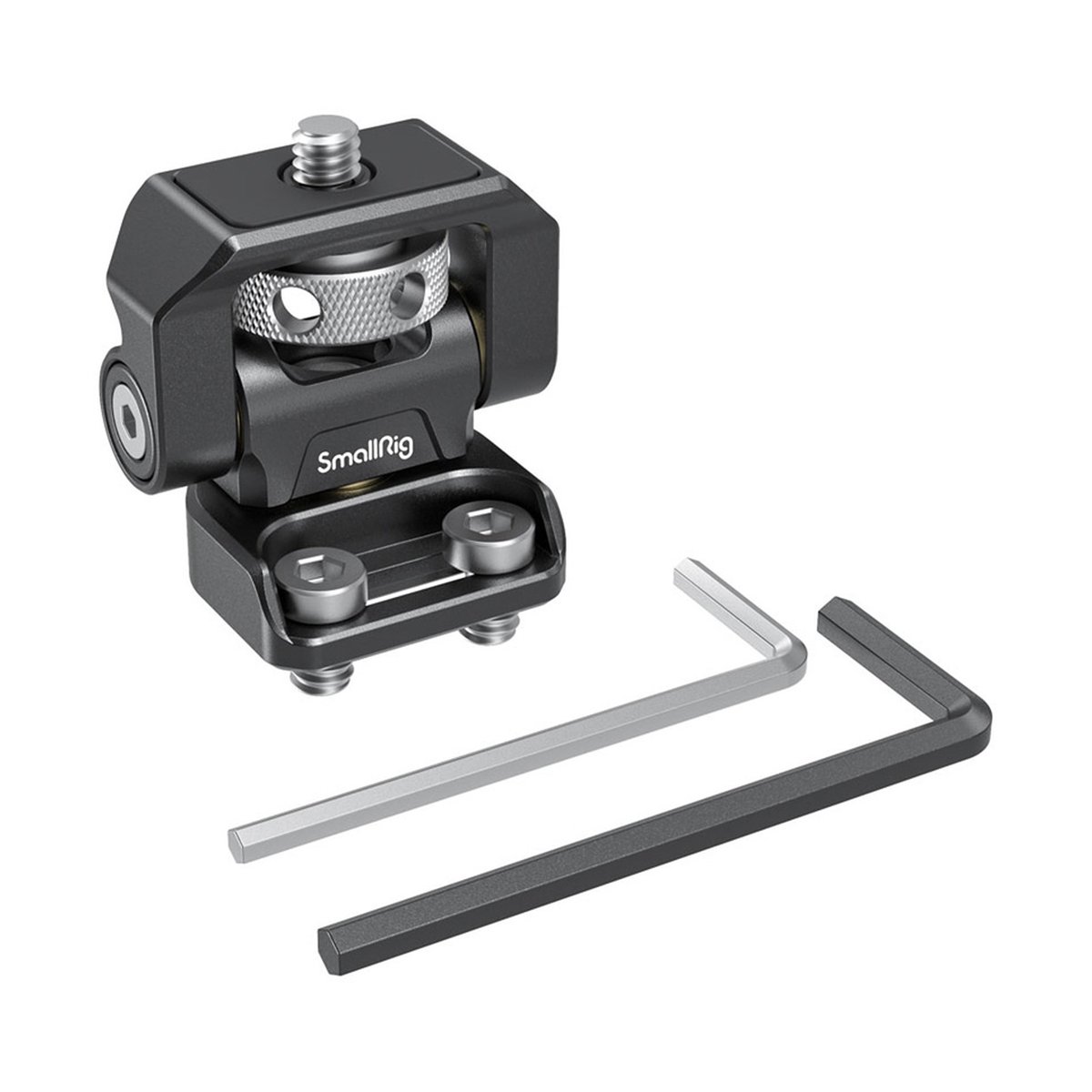 SmallRig 2904B Swivel & Tilt Monitor- Halterung mit zwei 1/4" Schrauben - Lieferumfang: SmallRig Kugelgelenk-Halterung mit zwei Inbusschlüsseln SmallRig 2904B Swivel & Tilt Monitor- Halterung mit zwei 1/4" Schrauben - Lieferumfang: SmallRig Kugelgelenk-Halterung mit zwei Inbusschlüsseln